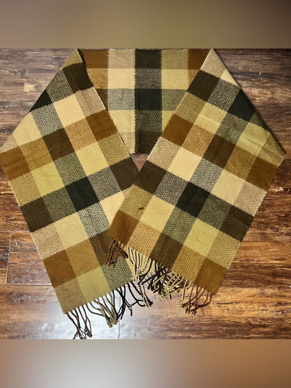Cashmere Neutral Scarf made in Scotland